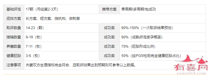 基础卵泡17个做试管婴儿成功率预估