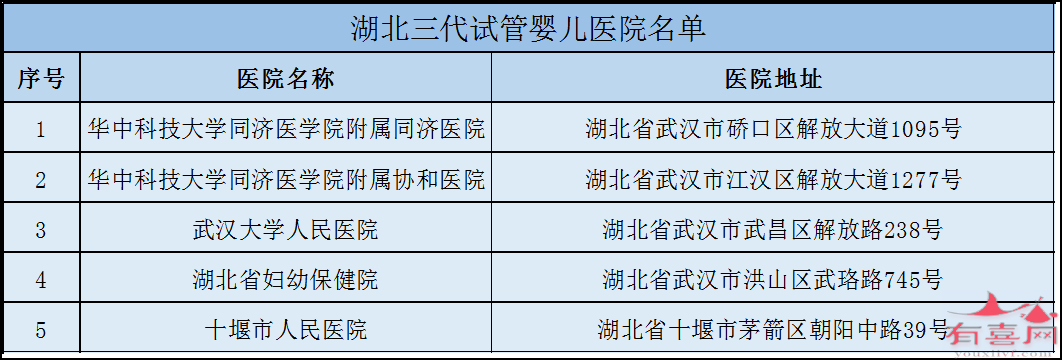 湖北三代试管医院